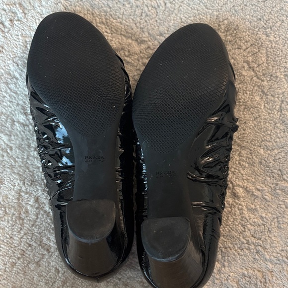 Prada Black Patent Leather Heels - Picture 6 of 7